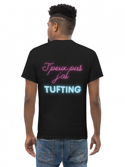 T-shirt imprimé dos 1er prix « J’peux pas j’ai tufting »